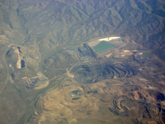 An arial view of Nevada