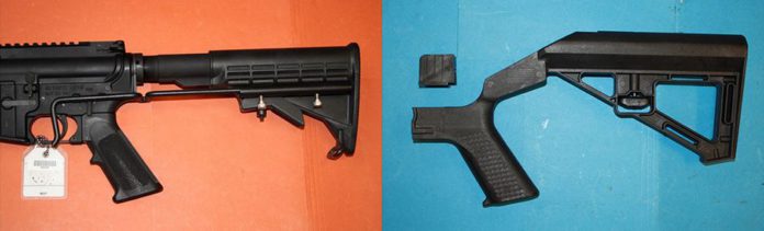 GUNS gun and bump stock
