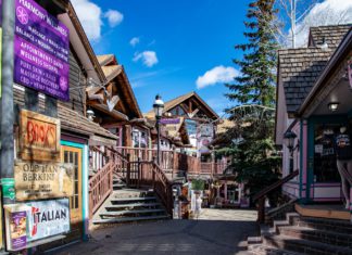 Supreme Court Deadlocked on Breckenridge Tax Case A mountain town that buildings are made out of logs and the street is paved with bricks