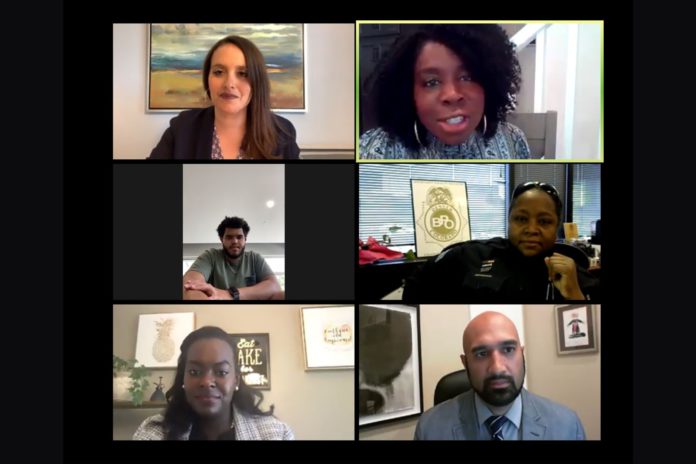 CLI George Floyd Event Speakers at a webinar