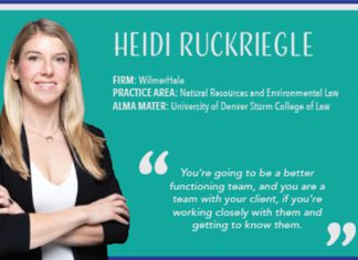 Up and Coming Lawyers 2018: Heidi Ruckriegie