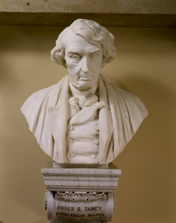 Imacon Color Scanner A bust of Roger B. Taney.