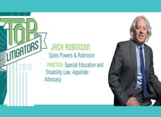 Top Litigators 2018: Jack Robinson