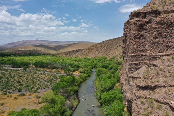 Gila River at Gila Box