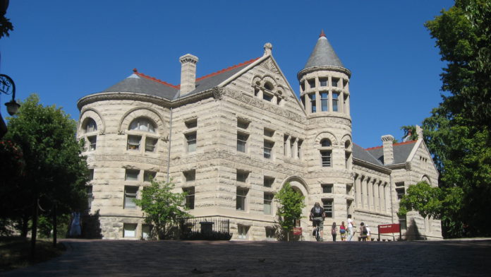 Maxwell Hall at Indiana University in Bloomington, Indiana