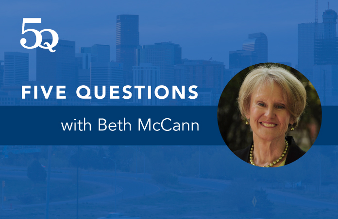 5 Questions with Beth McCann.