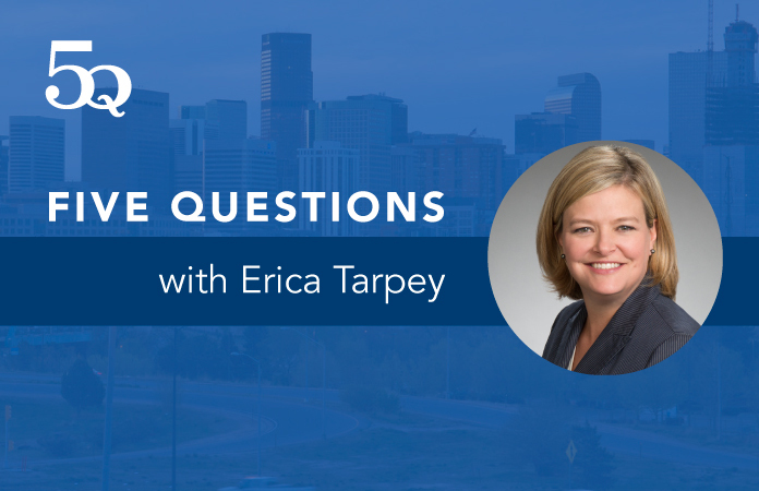 Five questions with Erica Tarpey