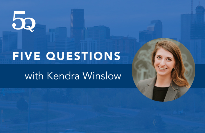 5 questions with Kendra Winslow