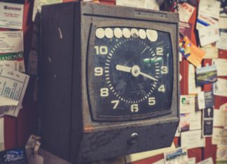 CDLE Aware of Ambiguity over ‘Vacation Pay’; Comment Period on COMPS Rules Now Open An old punch-in clock for employee timecards