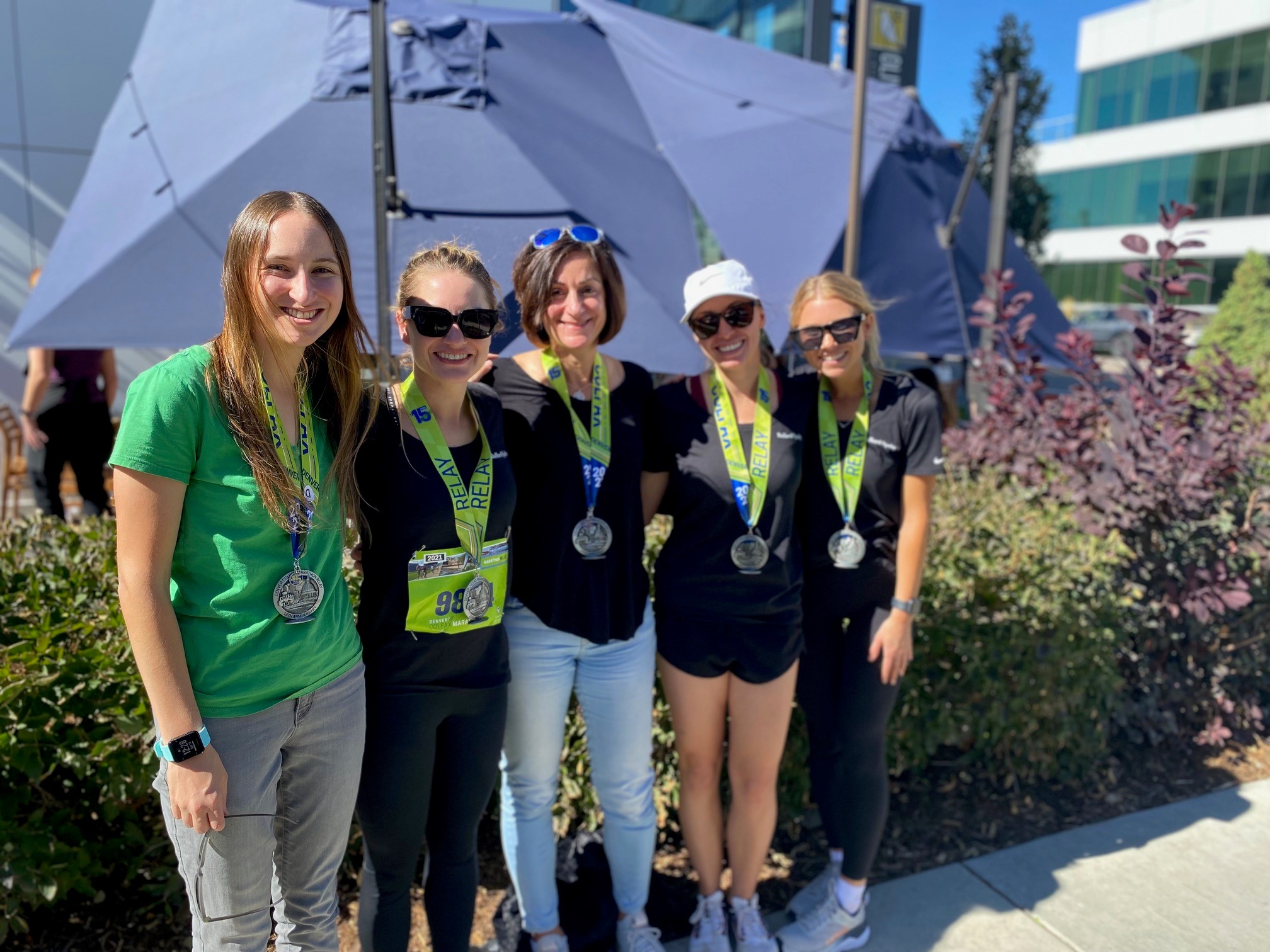 Jessica Federico, Brittney Bennett, Alicia Clark, Alexia Chapman and Emily Klode