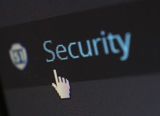 Cybersecurity, Data Privacy Among Top Concerns for Corporate Counsel A cursor hovers over the word 'security' on a computer screen