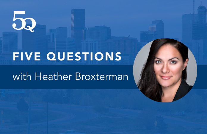 Five questions with Heather Broxterman