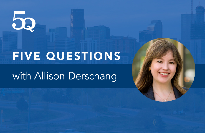 Allison-Derschang-5Q Five questions with Allison Derschang