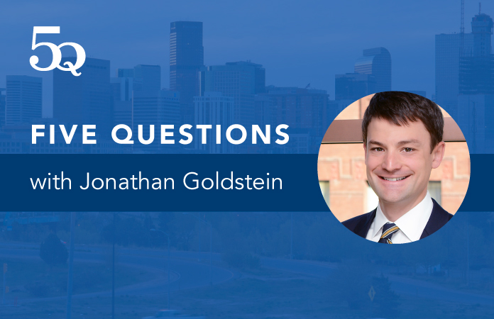 Jonathan Goldstein-5Q Five questions with Jonathan Goldstein