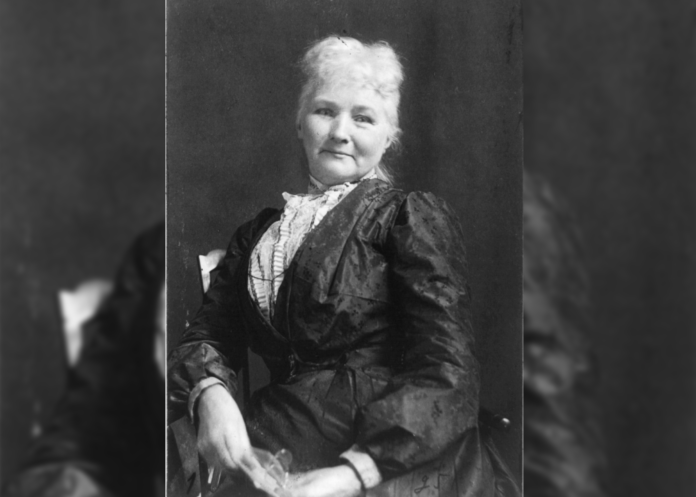 American labor activist Mother Jones sits for a portrait in 1902.