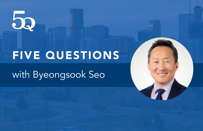 Five questions with Byeongsook Seo.