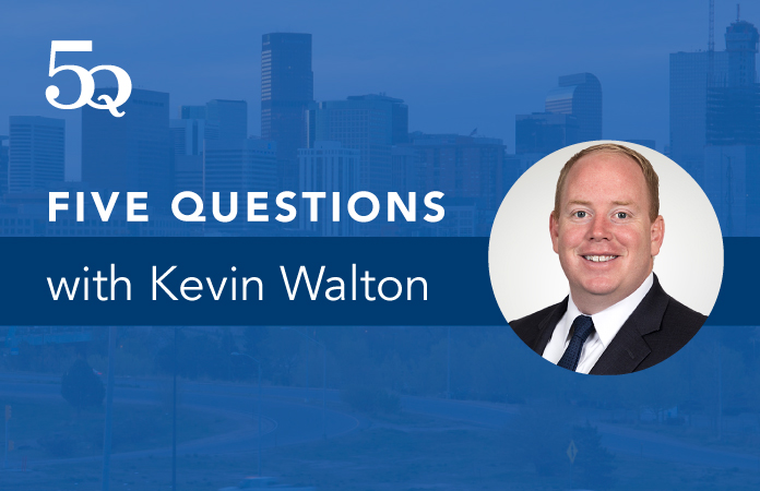 Five questions with Kevin Walton