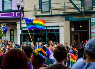 Southern Utah Drag Stars Challenge the City of St. George’s Censorship of Performances Crowd celebrating Pride