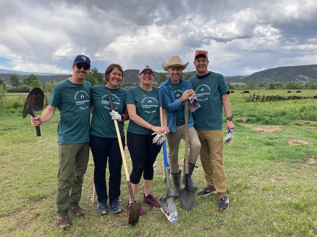 Aspen office volunteering 