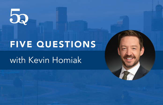 Five questions with Kevin Homiak