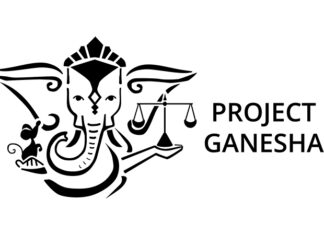 Project Ganesha Aims to Help Women, Diverse Associates Thrive in Private Practice The logo of Project Ganesha, an image of the elephant headed Hindu god Ganesha, holding the scales of justice.