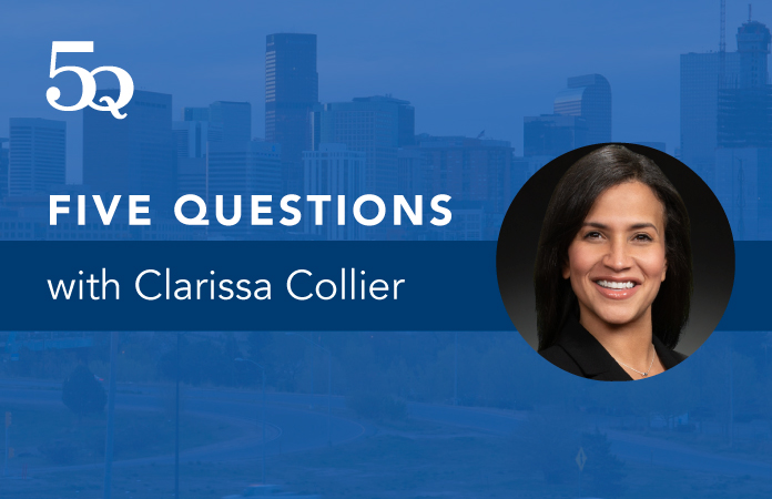 Five questions with Clarissa Collier