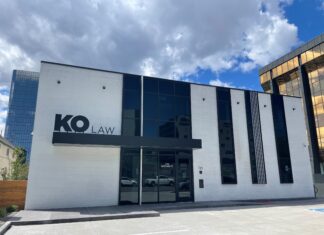 KO Law Opens New Denver Office and Expands Team KO Law’s new building in Denver says “KO Law” in big letters on the front. It’s a black and white building with big windows