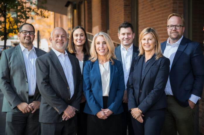 Partner David Olsky, partner Julian Izbiky, partner Cara Thornton, partner Julie Herzog, partner Henry Baskerville, partner Christine Lamb and partner Andrew Comer