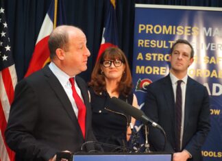 Legislative leaders praise bipartisanship, consensus building after Colorado legislative session Colorado Gov. Jared Polis, House Speaker Julie McCluskie and Senate President Steve Fenberg
