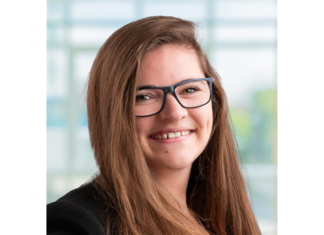 Tyler Baker Joins Ogletree Deakins as an Associate A head shot of Ogletree Deakins associate Tyler Baker, wearing black glasses.