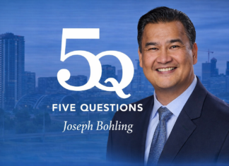 5 questions with Joseph Bohling at Fairfield and Woods Joseph Bohling - 5Q graphic