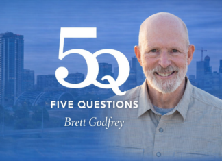 5 questions with Brett Godfrey at Godfrey Law, P.C. Brett Godfrey graphic